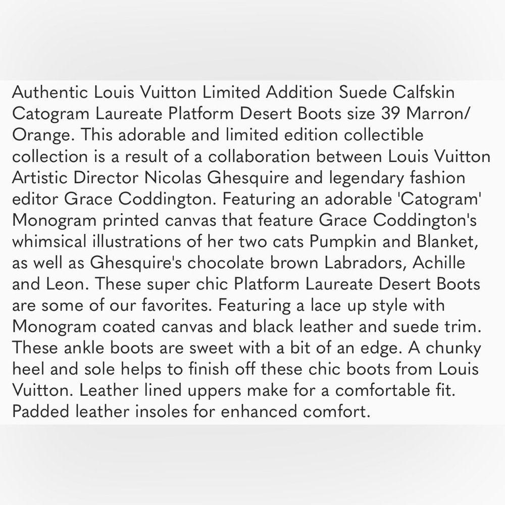 ❌SOLD❌ Auth LV Limited Edition Catogram Canvas - Picture 10 of 10